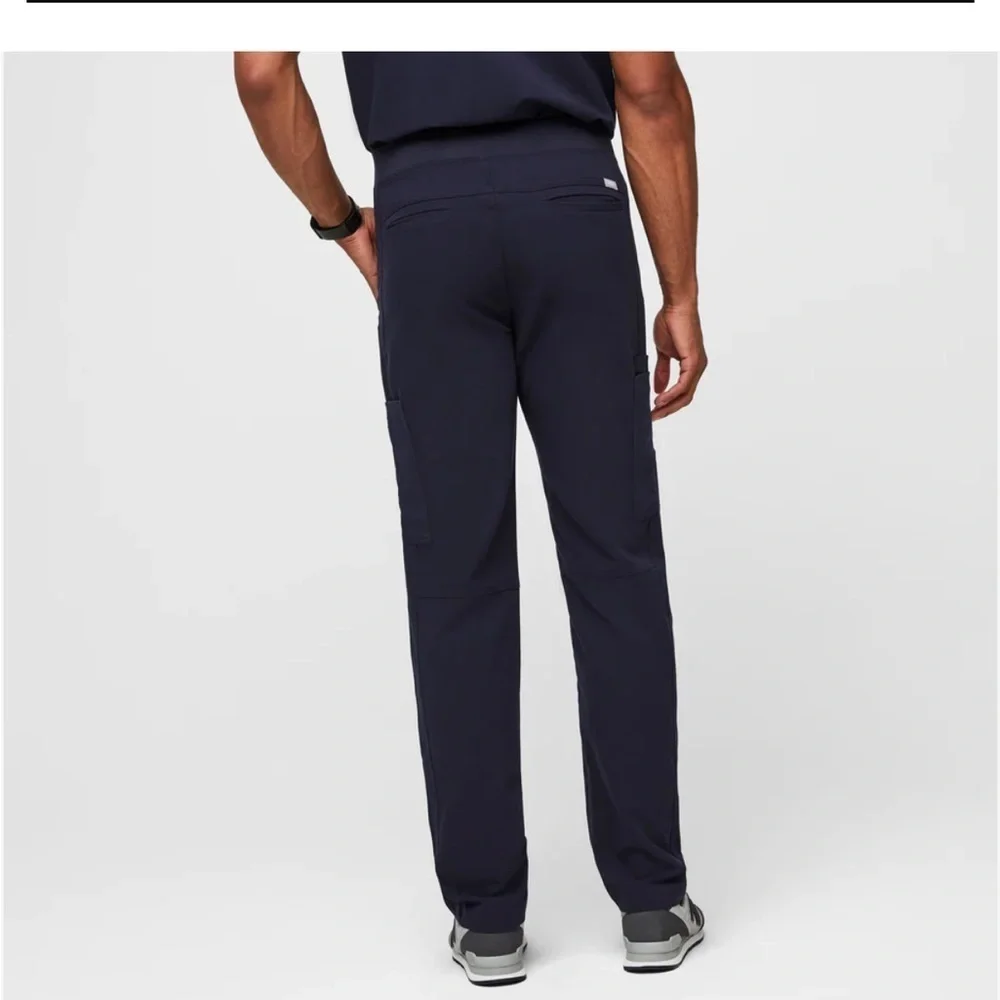 Figs -Axim Cargo Scrub Pants Mens XXL - navy